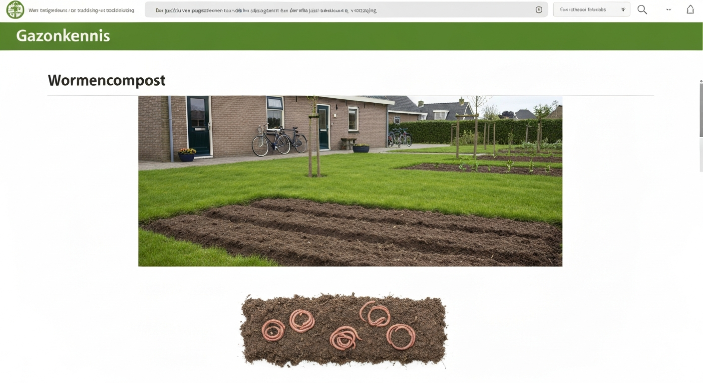 Wormencompost gazon: hoeveel, wanneer en hoe toepassen