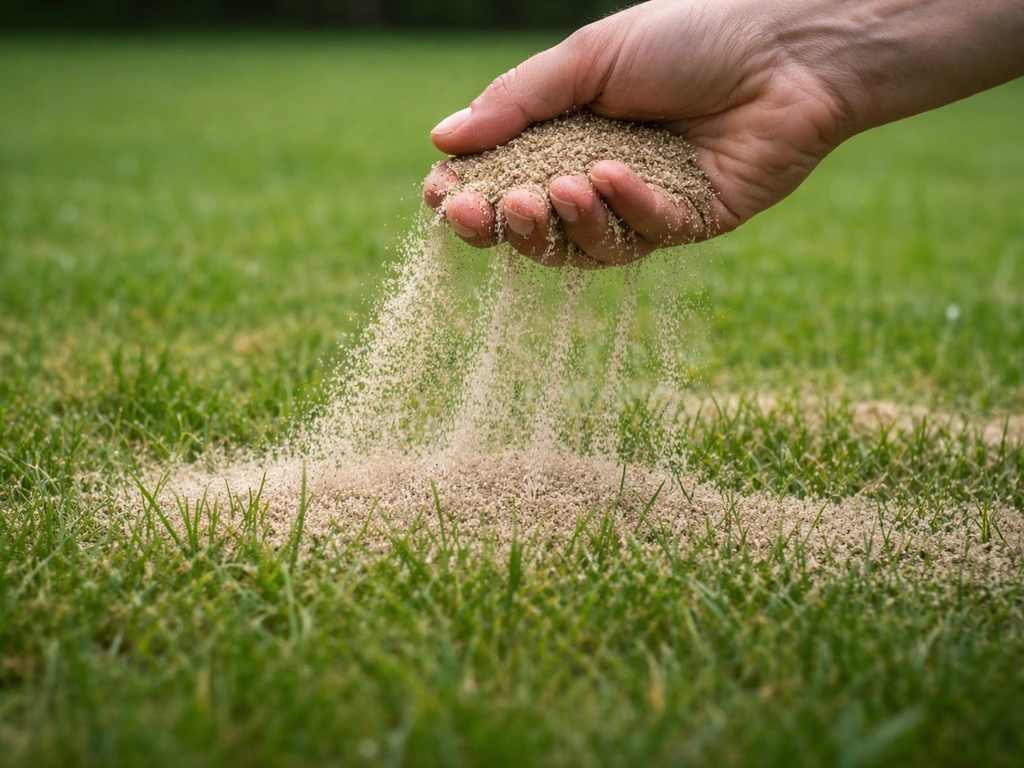 Zand strooien op gazon: stap-voor-stap gids NL