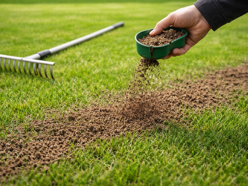Turf strooien op gazon: stappenplan, dosering en nazorg